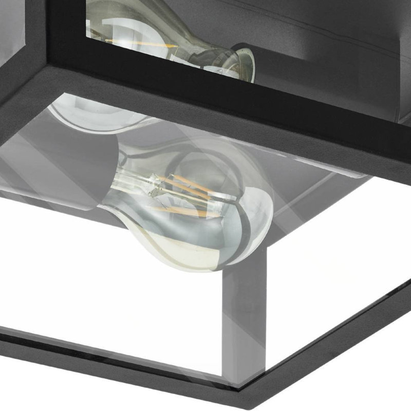 Messier Glass Semi Flush Mount