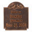 Plaque d'adresse murale à 4 lignes Cardinal-23387807-23387802
