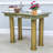 39.3 x 23.6 x 30" Gold Color Wood MDF Church Holy Communion Table Sancturary