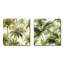 Ensemble de 2 palmiers rétro Vintage Tropical-101864718-101864717