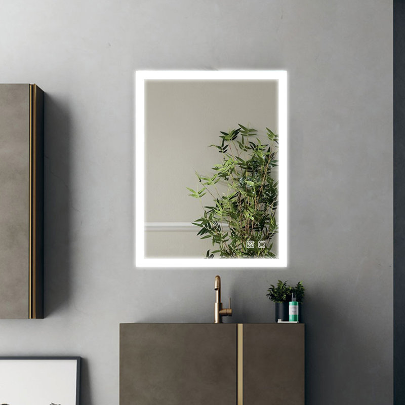 Miroir de salle de bain Contemporary, 36 po x 30 po