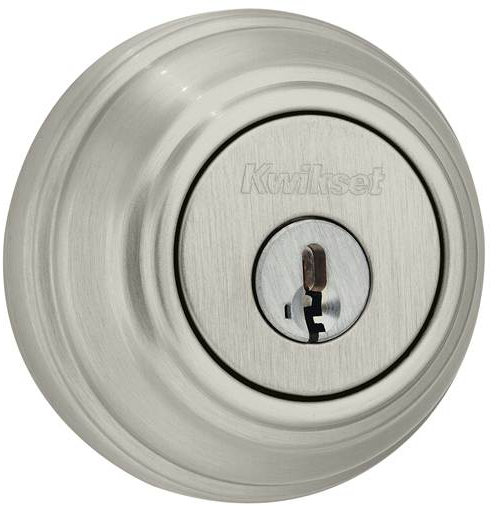 982 Single Cylinder Deadbolt, Satin Nickel