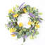 18" Artificial Spring Summer Eucalyptus Wildflower Berry Floral Wreath For Front Door