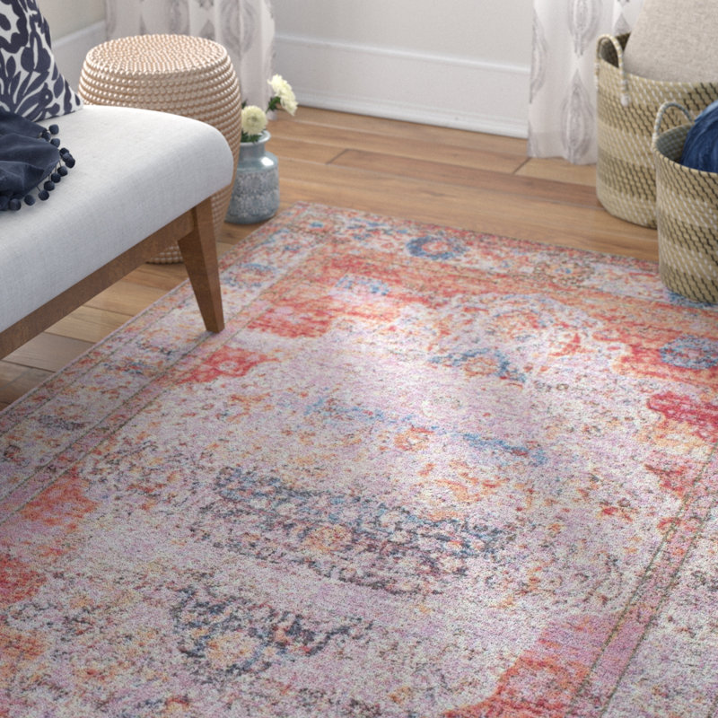 Oriental Indoor Rug, Rectangle 4' x 6'