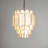 Abbington Gatsby 4-Tier Capiz and Metal Chandelier-1007695660