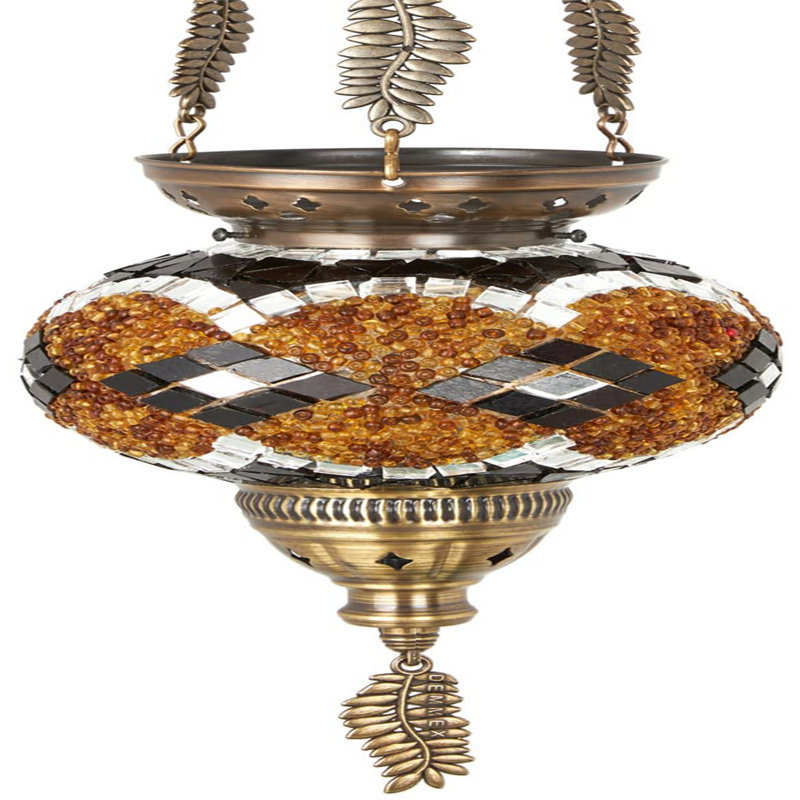 Metal Tealight Holder, Yellow