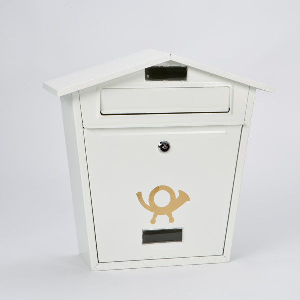 Post Box Plates 17 Stories Steel Plate Post Box | Wayfair.co.uk