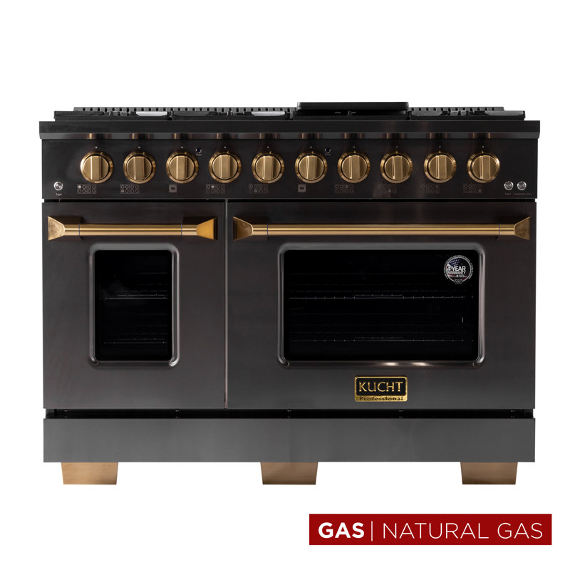Gemstone™ KED 483 Series 48" 4.2 Cubic Feet Freestanding Convection Range, Natural Gas
