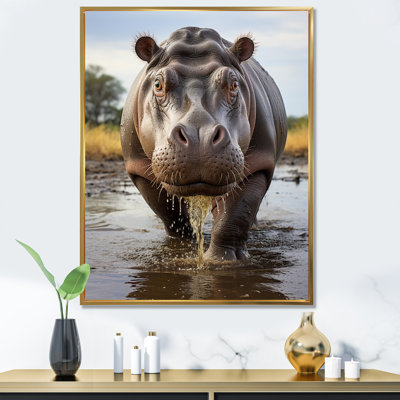 Kyriako hippopotame puissant hippopotame I - impression