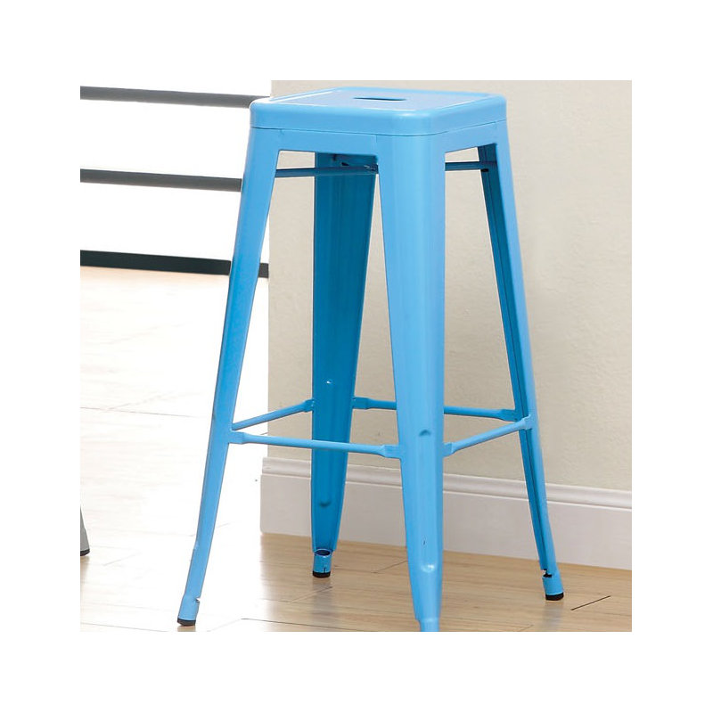 Stilletta 30" Bar Stool, Blue