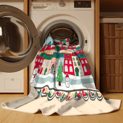 Ginza Six Washable Christmas Winter Holiday Rug
