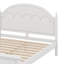 Cadre de lit plateforme en bois, cadre de lit moderne Mid-Century avec tête de lit arquée-127425147-127425149