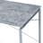 Jurgen Faux Concrete & Silver Finish Writing Desk