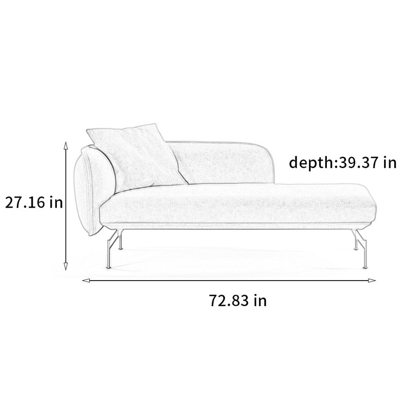 Solid and elegant pine chair, Left Hand Facing