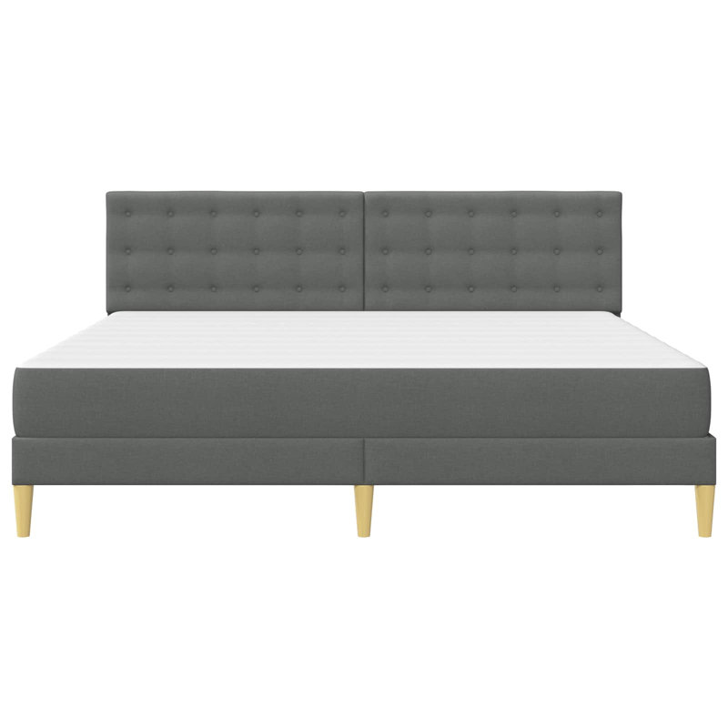 Bed Frame, Super King (6'), Dark Grey