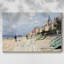 «Beach at trouville» par Monet-Gallery, toile tendue-1529893089