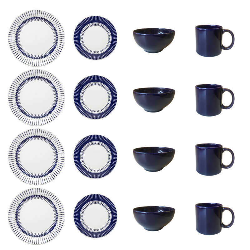 Amorie Piece Dinnerware Set - Service for 4