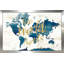 «Desert Blooms Abstact Map the World» par Laura Marshall - impression-64743582-64743585