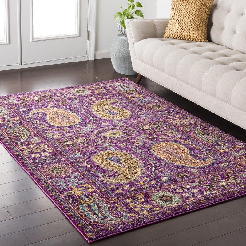 Andersonville Paisley Indoor Rug, Rectangle 5'3" x 7'3"