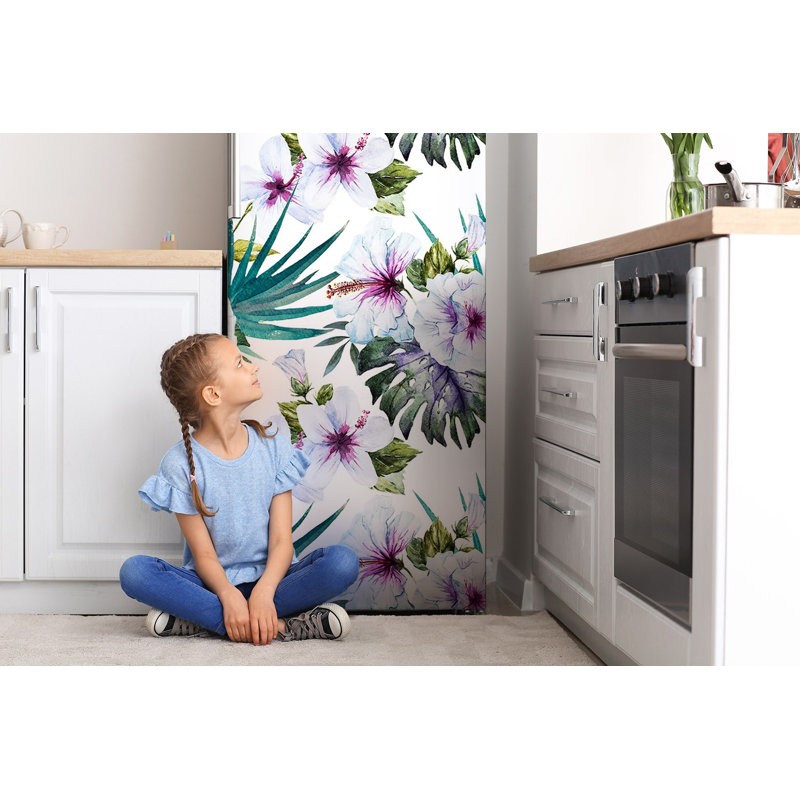 Plants & Flowers Door Decal, 190cm H x 70cm W