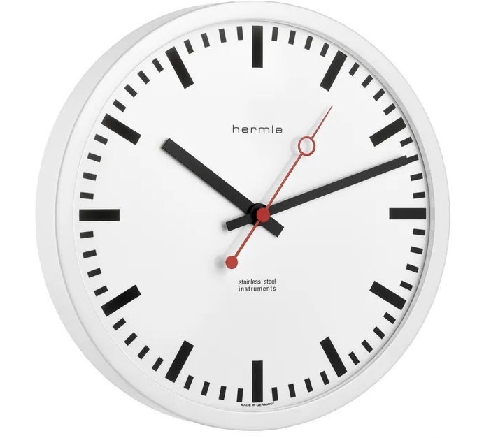  Horloge murale 12 po Grand Central Quartz