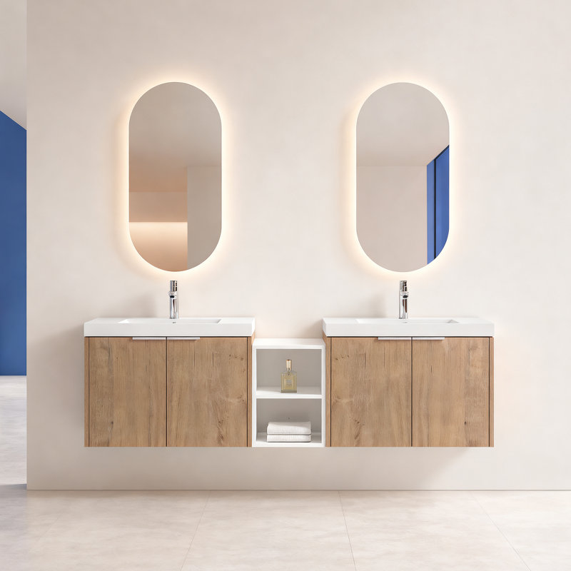 Meuble-lavabo flottant 72 "Unitas (RTA), 72"