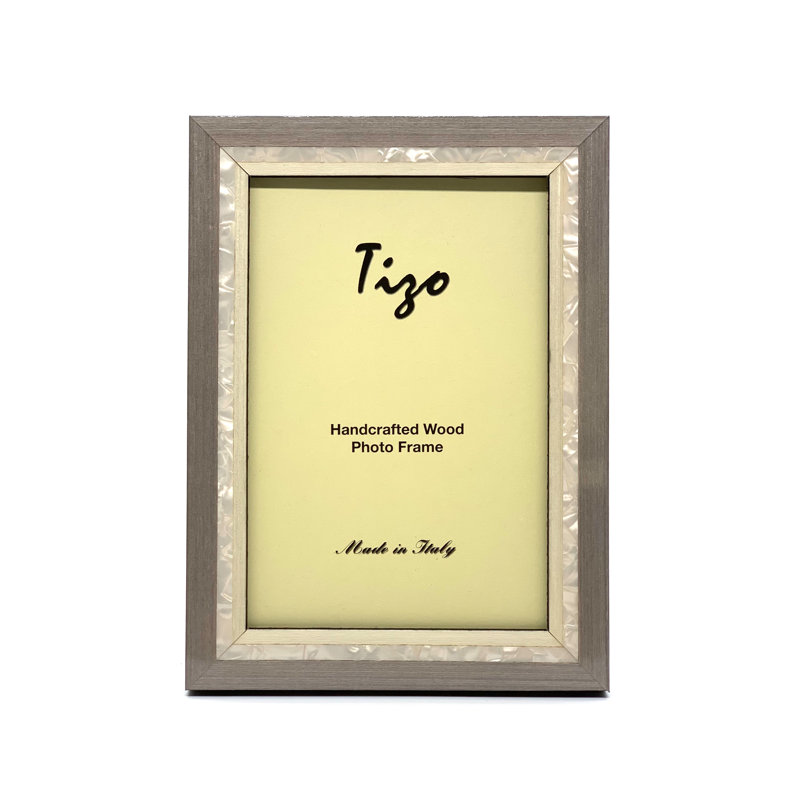 Wood Picture Frame, 5" x 7", Gray