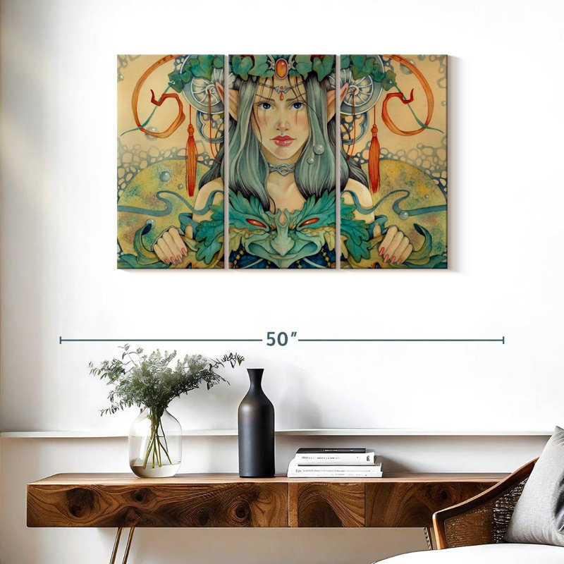 Leisha Calypso, 24" H x 38" W