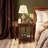 Ashel Glass Top End Table