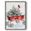 «Christmas Holiday Art Cxxxvi», reproduction d'art encadrée - bois massif-1482391063