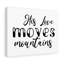 His Love Moves Mountains 1 Piece Wrapped Canvas Wall Art-1516856744
