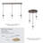 3-Light Round Canopy - Dark Smoke Finish-121780824