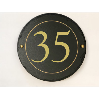 Easingwold 24cm H Stone House Number