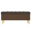 Banc de rangement avec repose-pieds Coffee-562980229