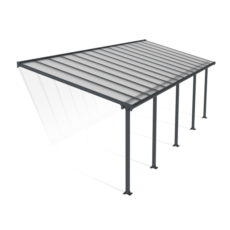 Olympia Awning, Grey, 3m H x 8.6m W x 3m D