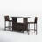 Ayzha Rectangular 2 - Person 46" Long Bistro Set