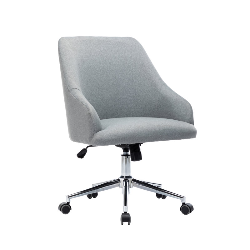 Felyx Linen Task Chair, Gray