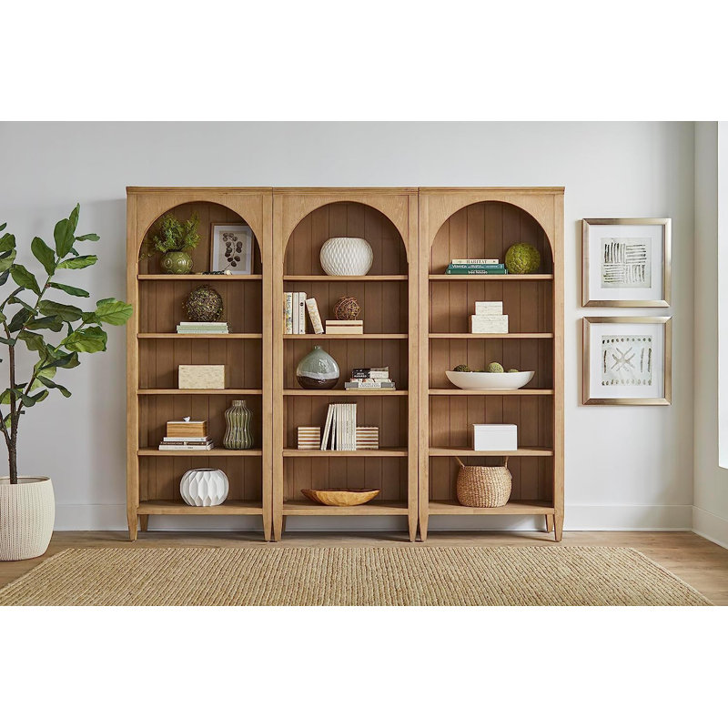 Birch Lane Gayle 78" H x 96" W Library Bookcase