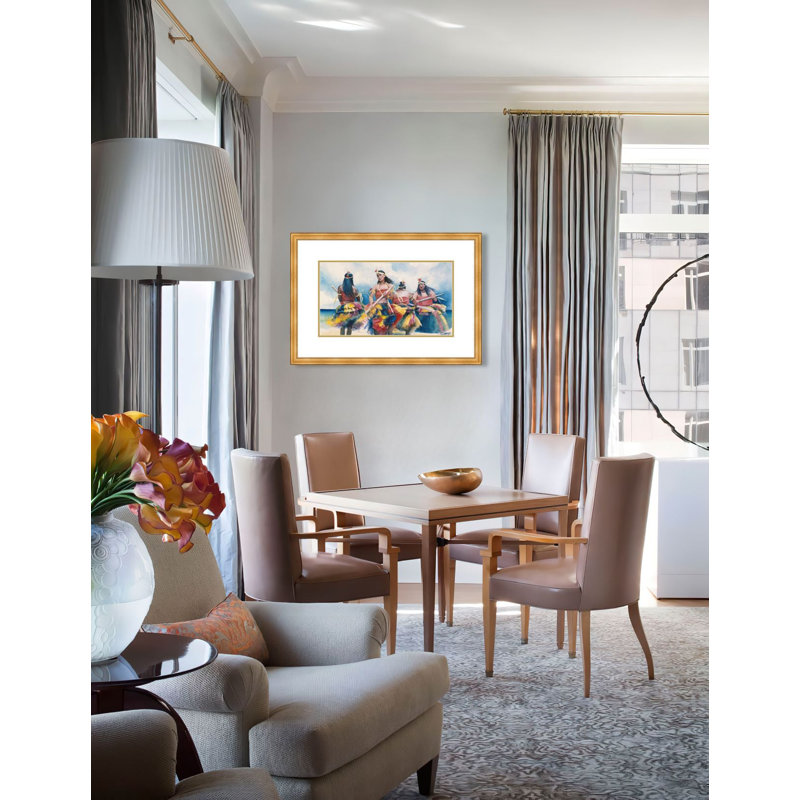 Saipan Impression 01 by Chen Xiaoping - Single Picture Frame Print
