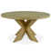 Morones Round Outdoor Dining Table in Solid Reclaimed Teak