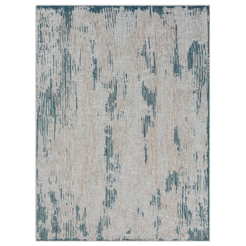 Abstract Indoor Rug, Rectangle 2' x 2'11"