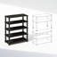 Ensemble de 2 tablettes empilables polyvalentes Furinno Turn-S-Tube, espresso / noir, 3 pièces-130810506-113058892