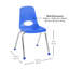 Ensemble de bureau et de chaise à hauteur réglable en stratifié T-Mould-51402725-51402726-51402727