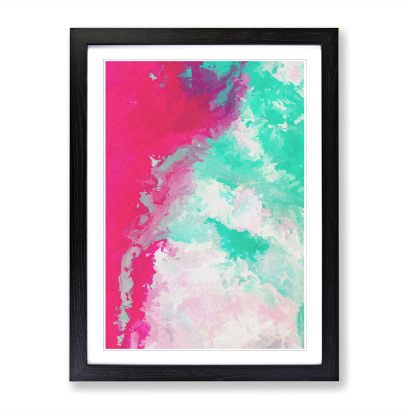 Enraptured Abstract - Framed Print, Black, 46cm H x 34cm W