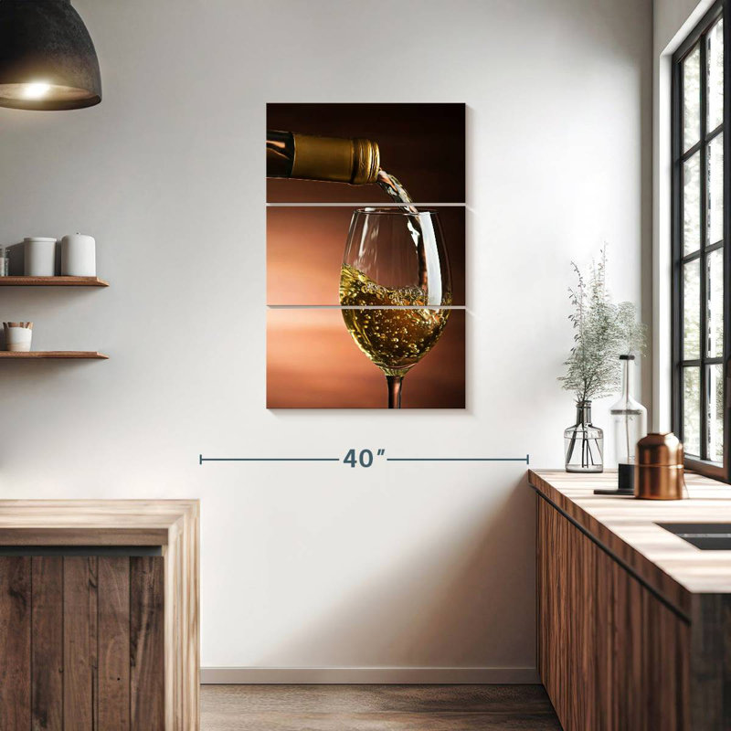 Yarlin White Wine Serving, 38" H x 24" W