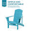 Chaise Adirondack Outsunny-1219237716