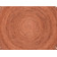 Round Galesville Handmade Jute/Sisal Rust Area Rug-1451105143
