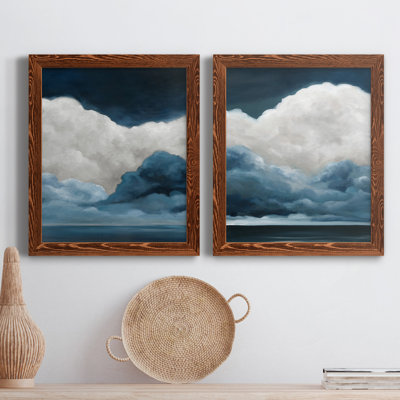 " Nature's Drama I " 2 - Pieces Painting Print