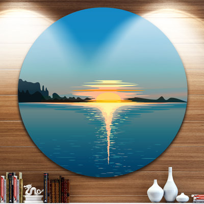 " Sea Sinking Sun "