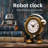 Retro Robot Clock Stand